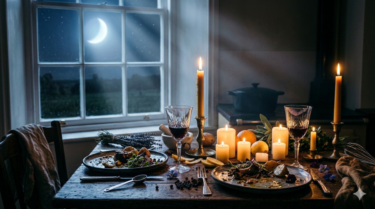 Steamed Lamb with Crisp Leafy Greens: A Dance of Warmth and Light on the Waxing Crescent